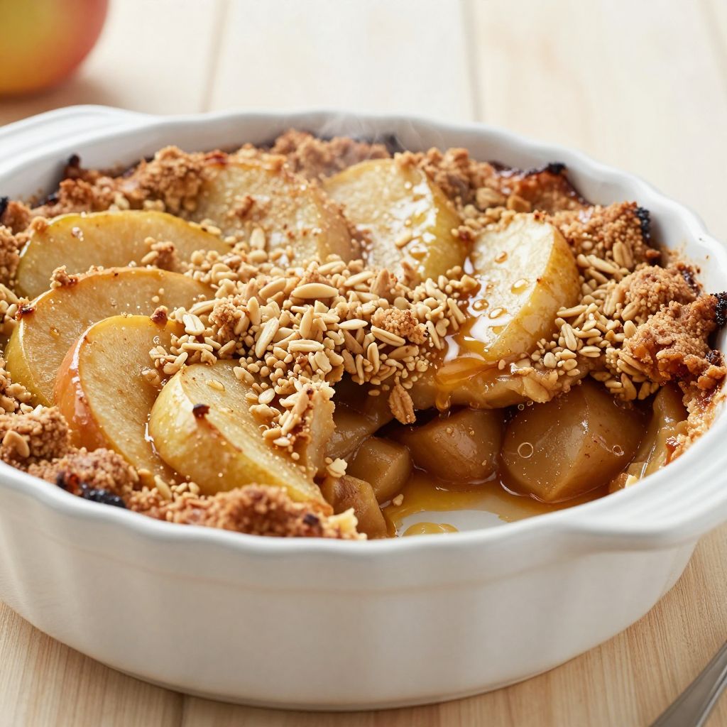 Apple Crisp Closeup