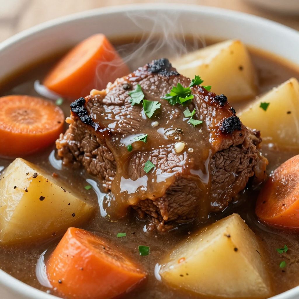 Beef Stew Cooking Process