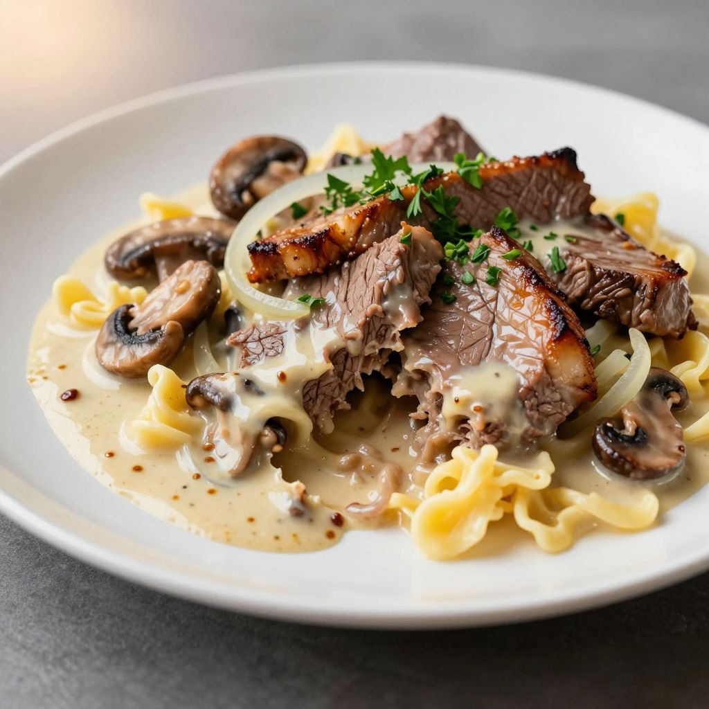 Beef Stroganoff Step