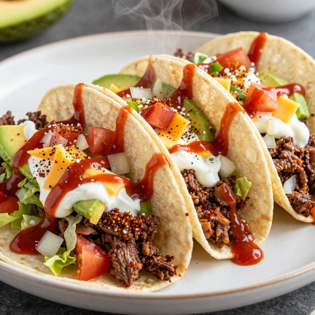 Beef Tacos Preparation