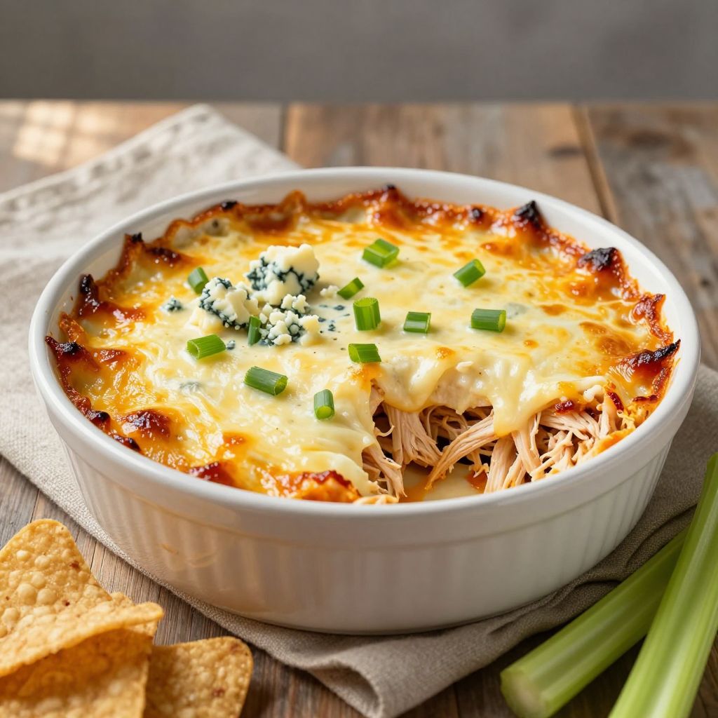 Buffalo Chicken Dip Final Dish