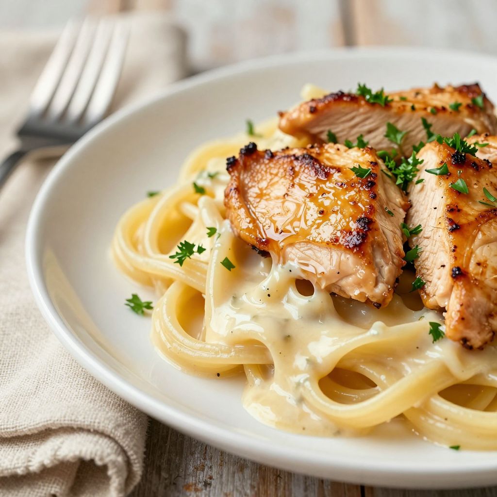 Chicken Alfredo Step by Step