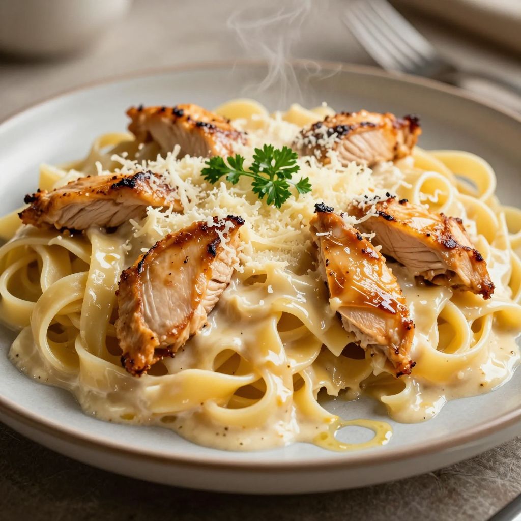 Chicken Alfredo Step by Step