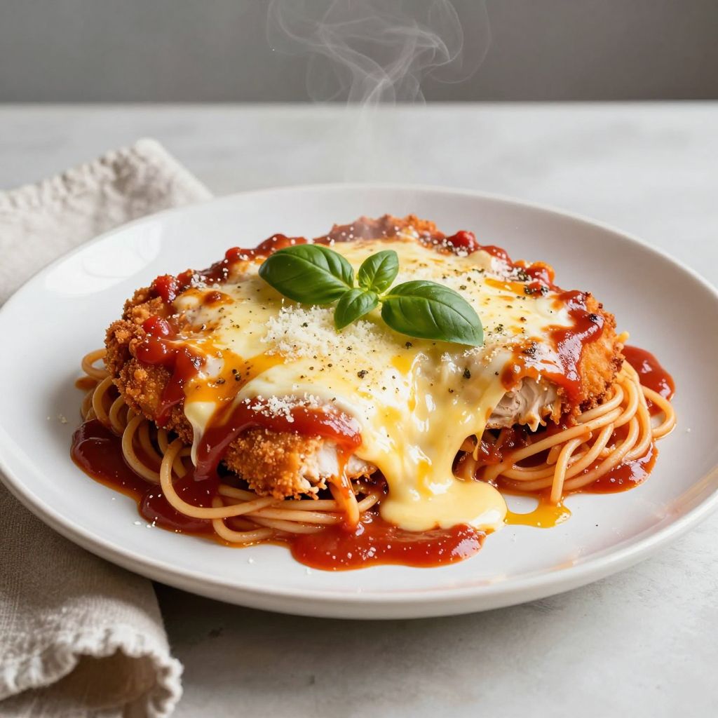 Chicken Parmesan Cooked Step
