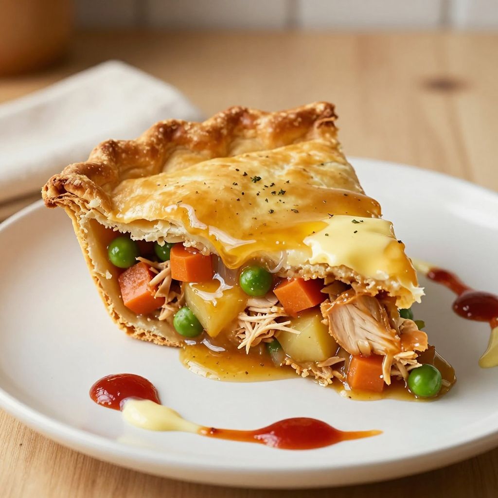 Chicken pot pie step-by-step image