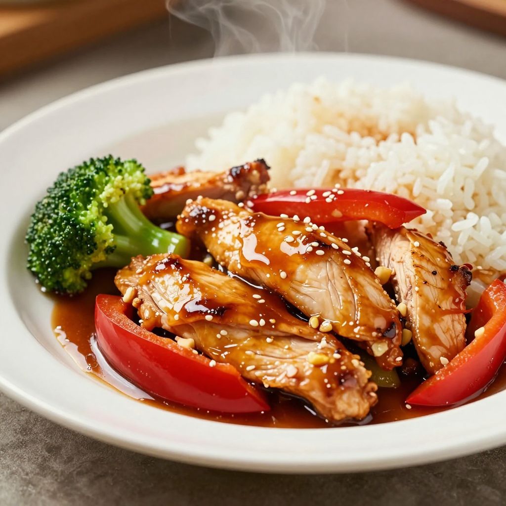 Chicken stir fry cooking steps