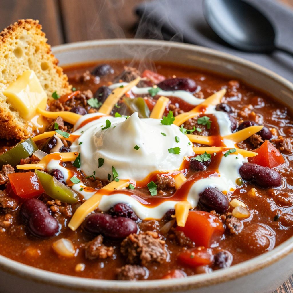 Chili cooking process