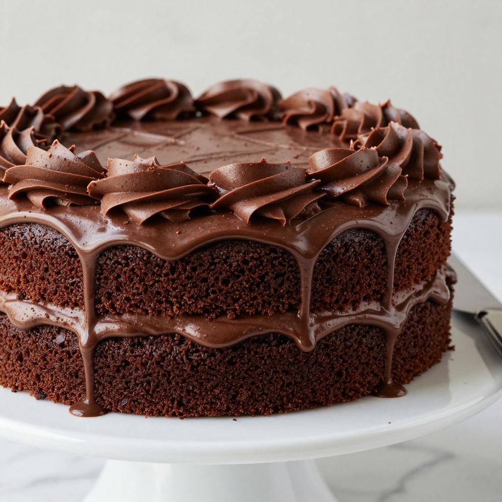 Chocolate Cake Step Image