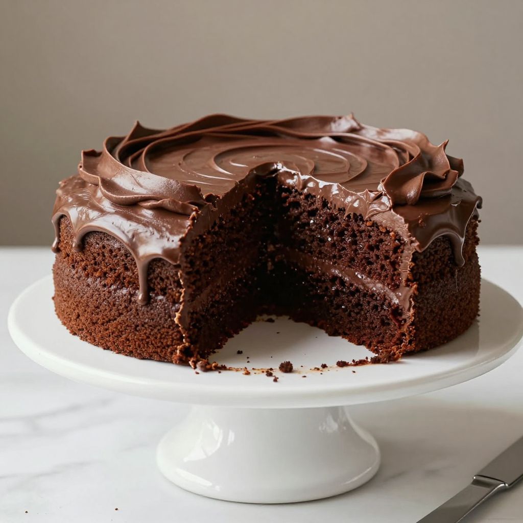 Finished Chocolate Cake