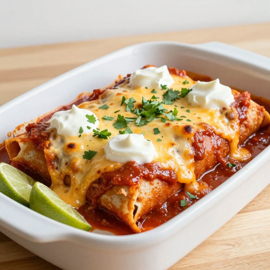 Cheesy Baked Enchiladas