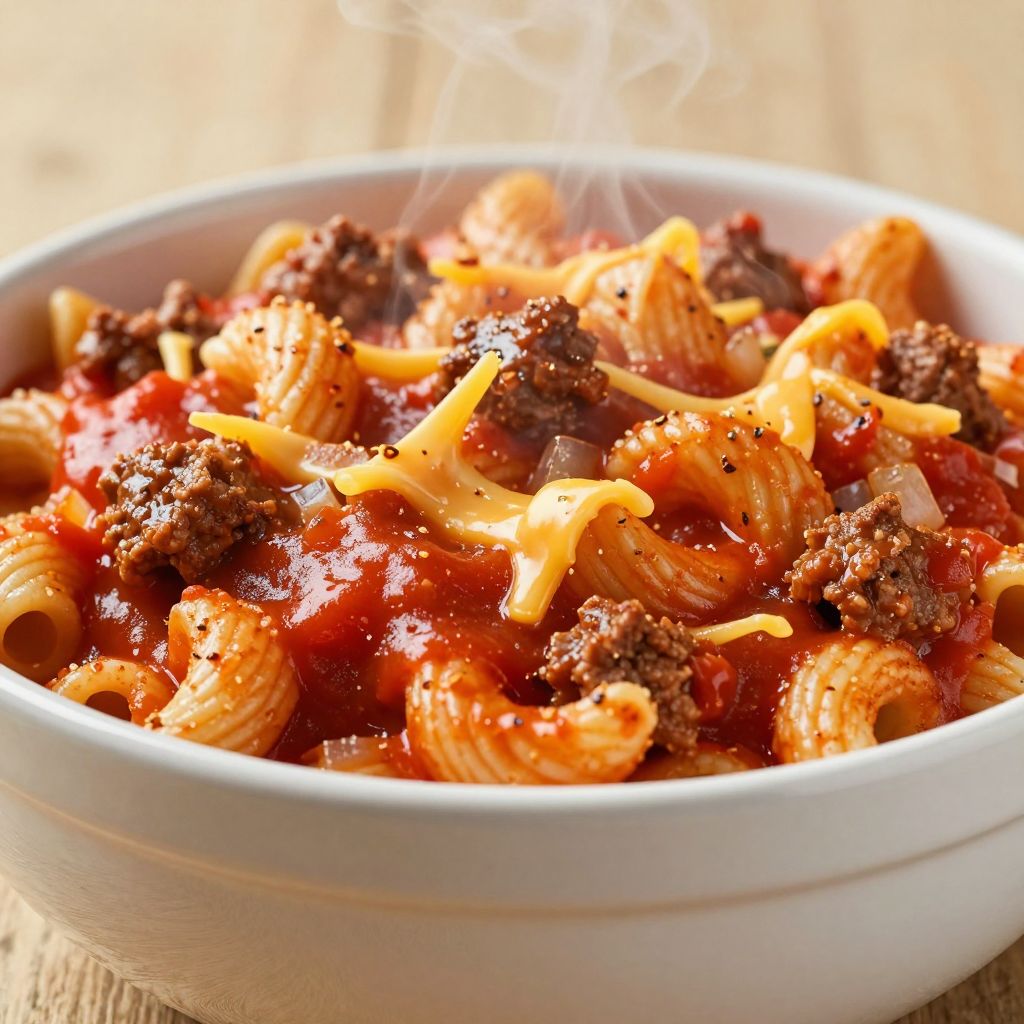 Goulash cooking process