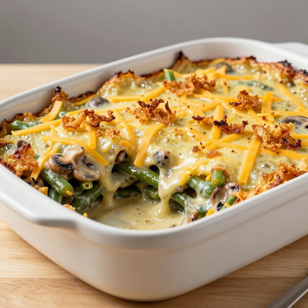 Finished Green Bean Casserole