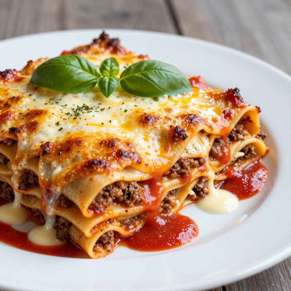 Lasagna image step by step