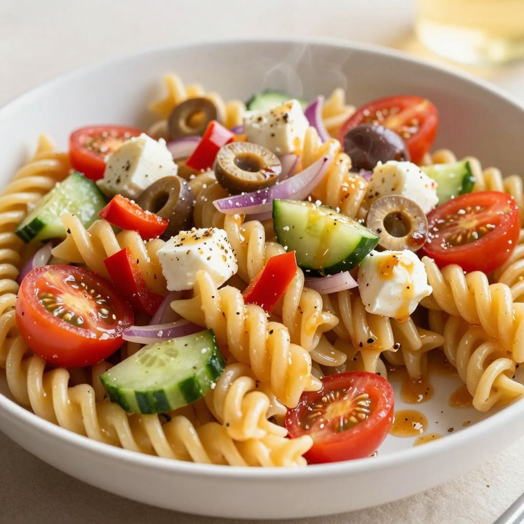 Close-up Pasta Salad