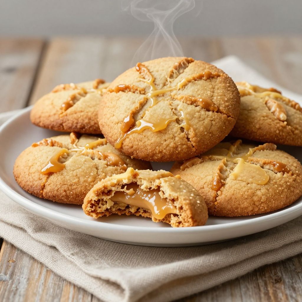 Peanut Butter Cookies Stack