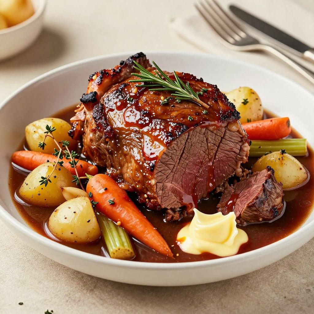 Pot Roast Served