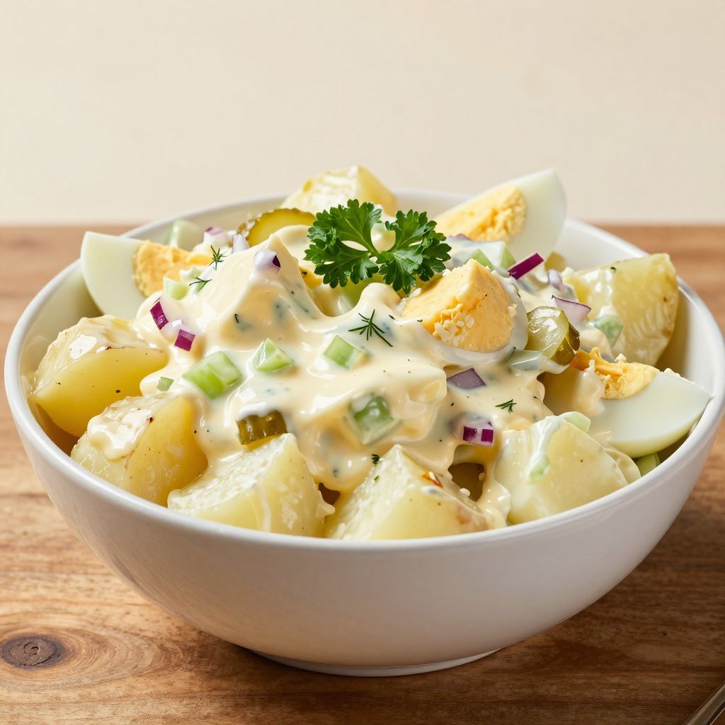 Serving Potato Salad