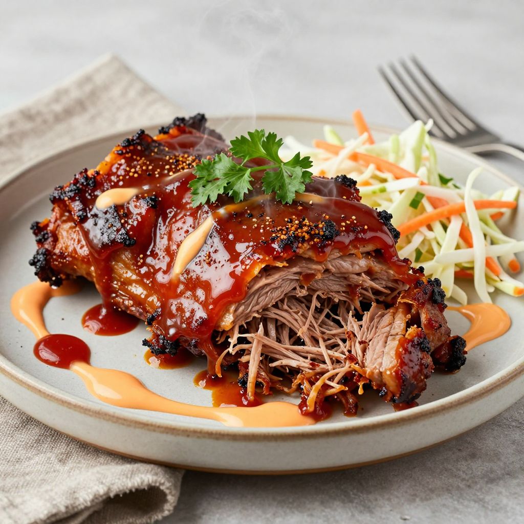 Shredded pulled pork image