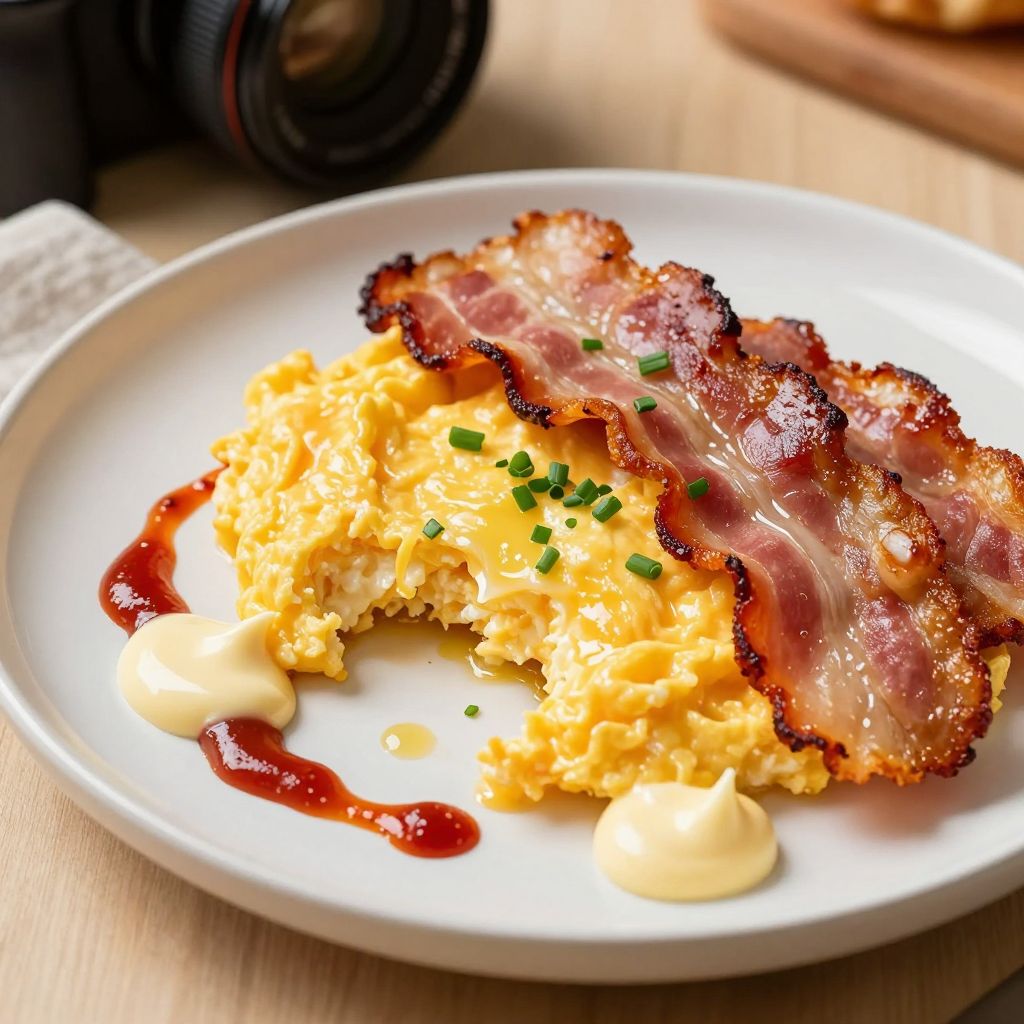 Scrambled Eggs and Bacon