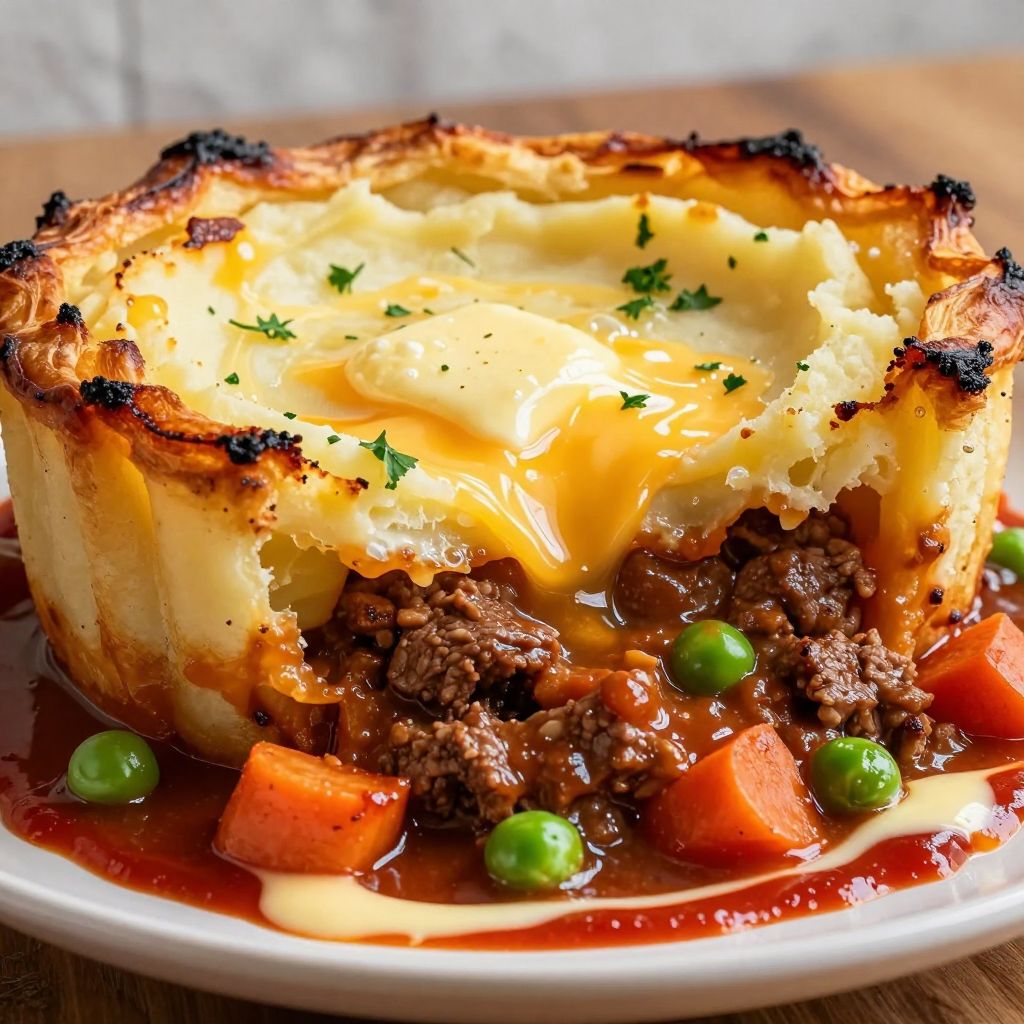 Shepherd's pie in baking dish