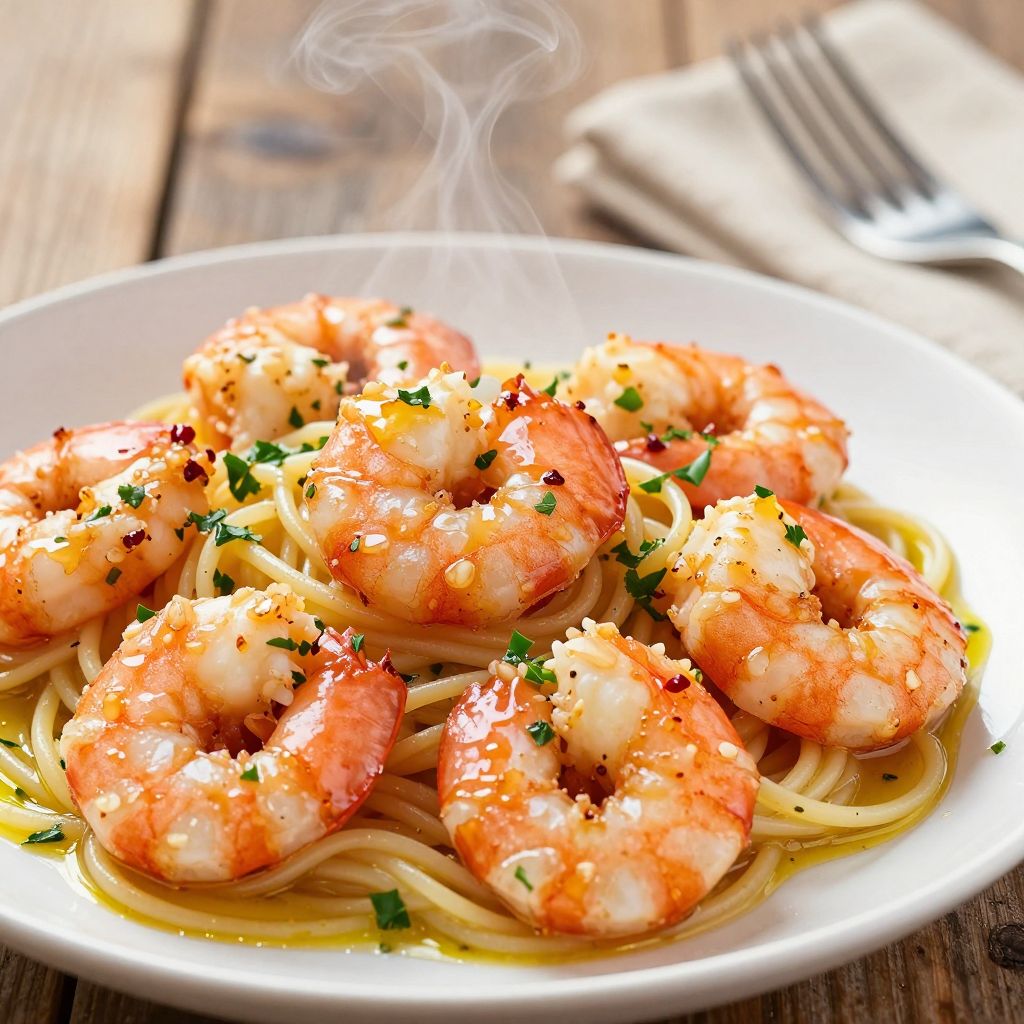 Shrimp Scampi Dish