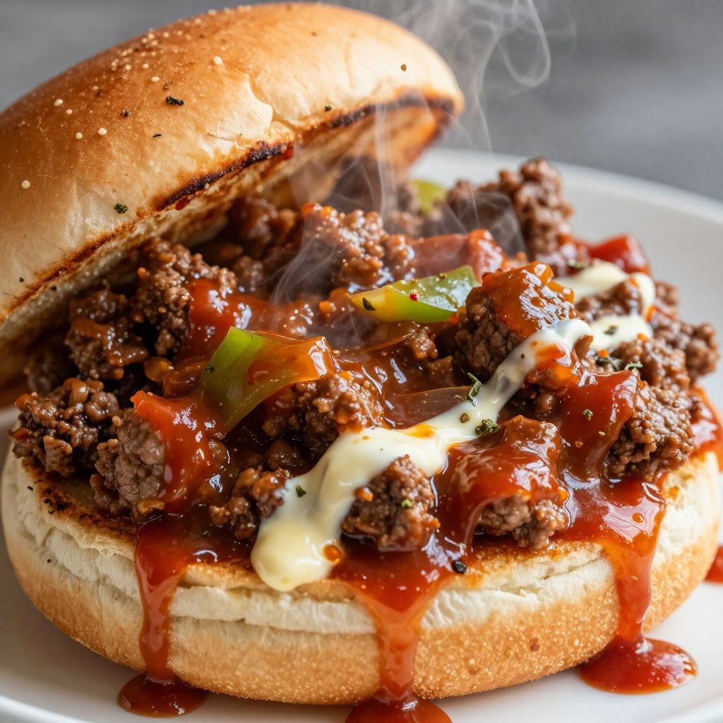 Sloppy Joes cooking step