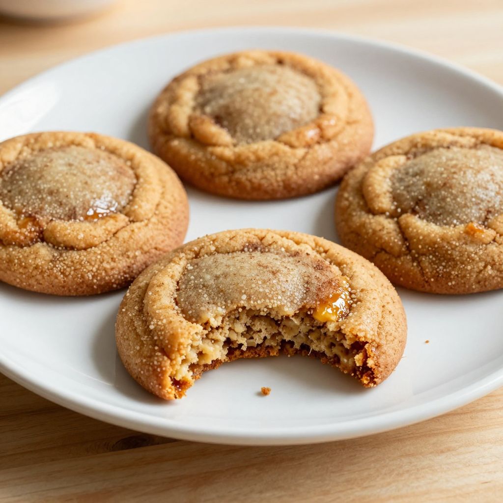 Snickerdoodle cookies close-up