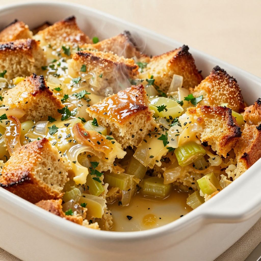 Stuffing Finished Dish