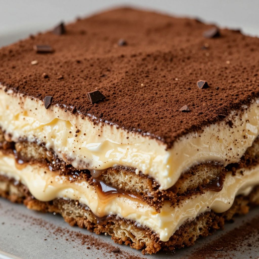 Tiramisu process photo