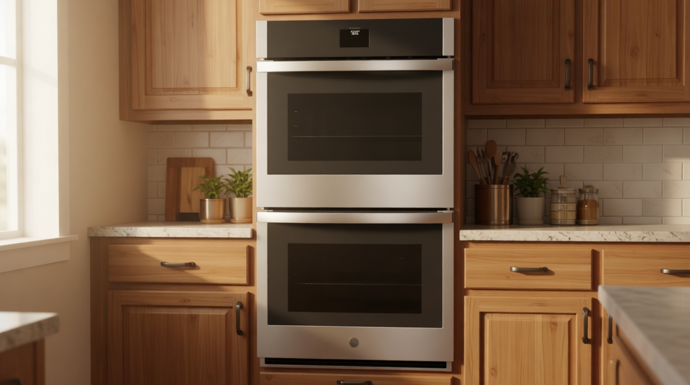 GE JKD5000SNSS 27 Inch Electric Double Wall Oven in Stainless Steel