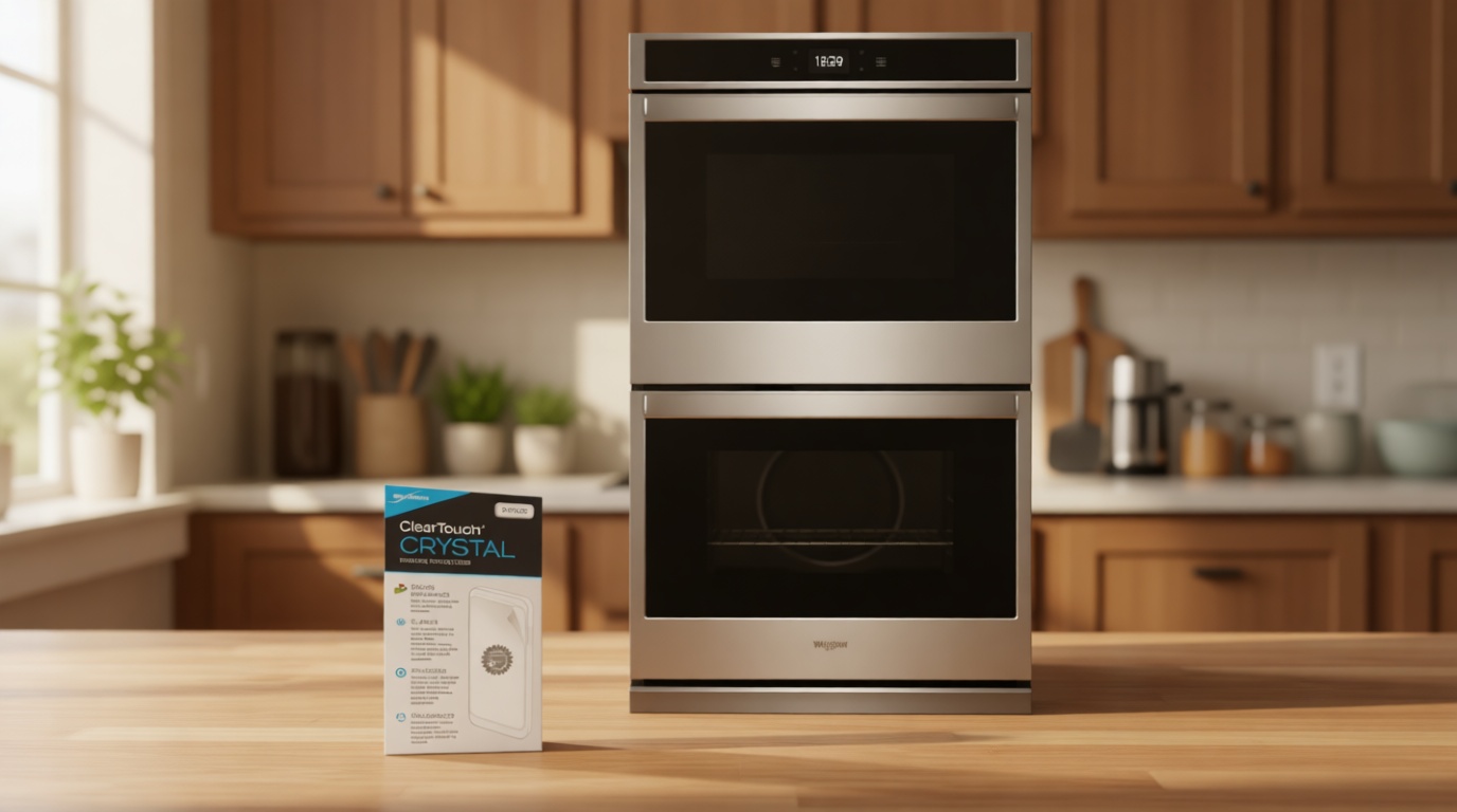 BoxWave Screen Protector Compatible with Whirlpool 27 Built-in Double Electric Convection Wall Oven in Stainless Steel
