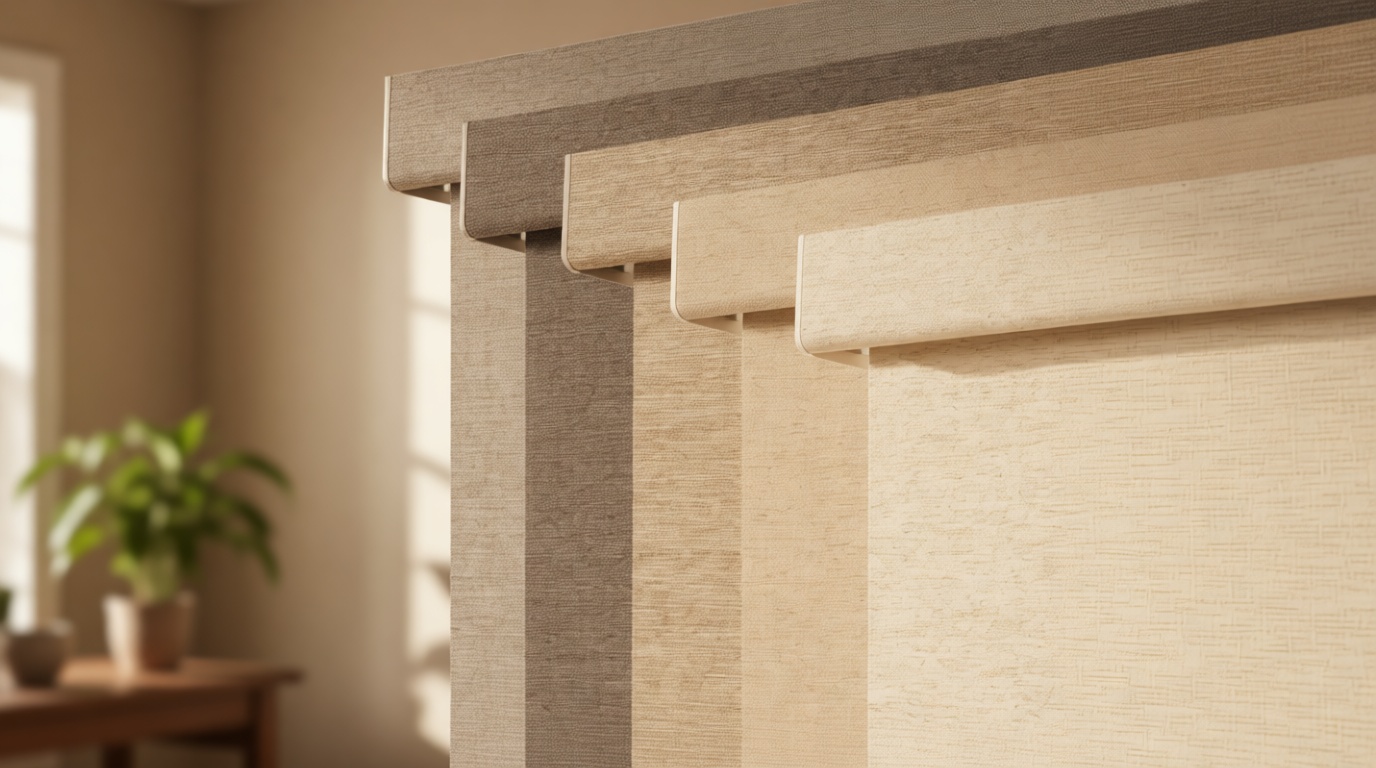 Persilux Blackout Roller Shades for Indoor Window Blinds,Cordless,Linen Fabric,Thermal Insulated Fabric UV Protection Shades for Home,Office,Bedroom,Door,Blackout-Cream,Custom Size