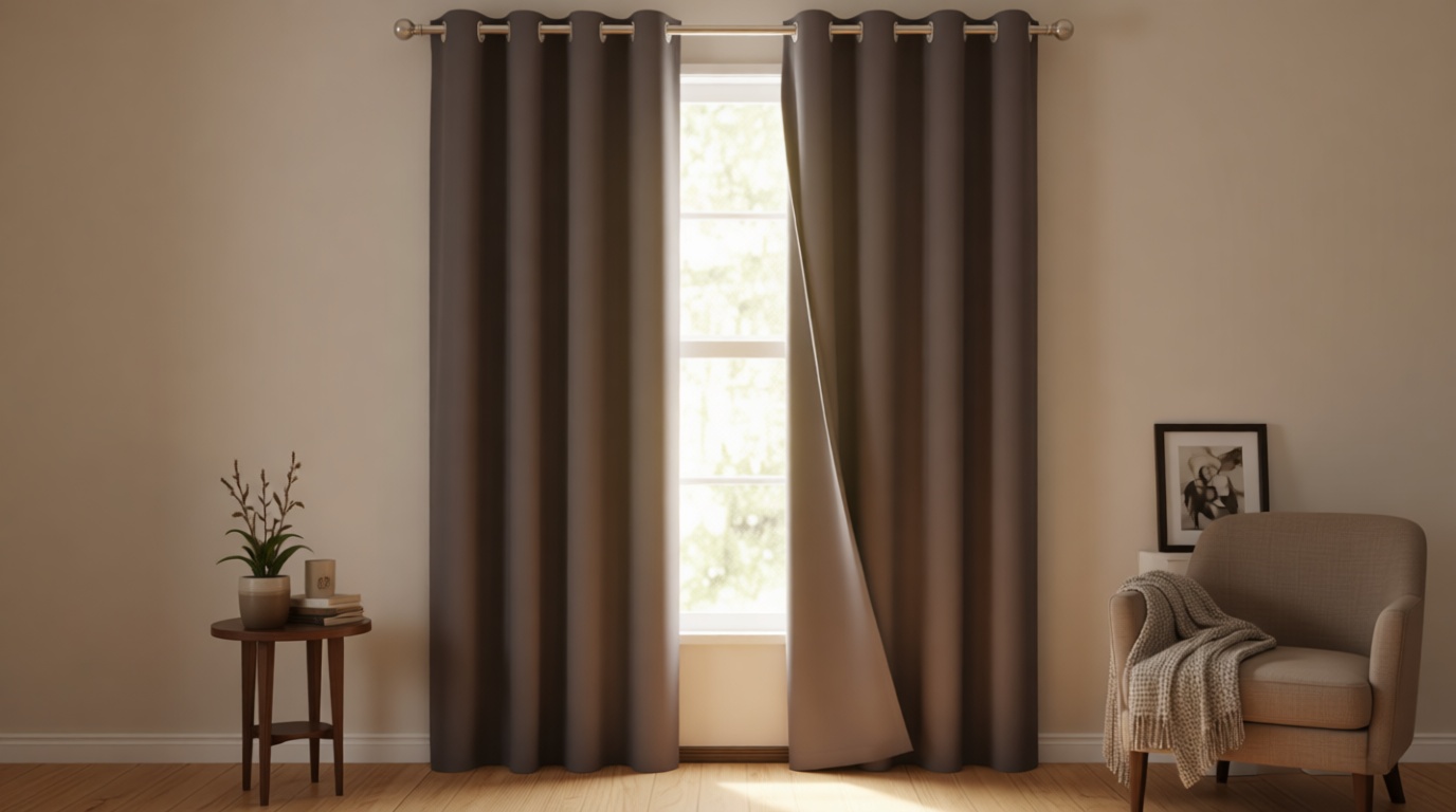 NICETOWN Grey Full Shade Curtain Panels, Pair of Energy Smart & Noise Blocking Out Blackout Drapes for Dining Room Window, Thermal Insulated Guest Room Lined Window Dressing(Gray, 52 x 84 inch) OEKO-TEX STANDARD 100