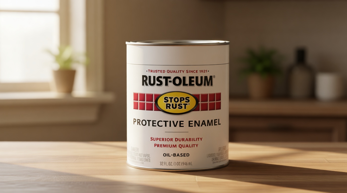Rust-Oleum 7792502 Stops Rust Brush On Paint, Quart, Gloss White, (Pack of 1)