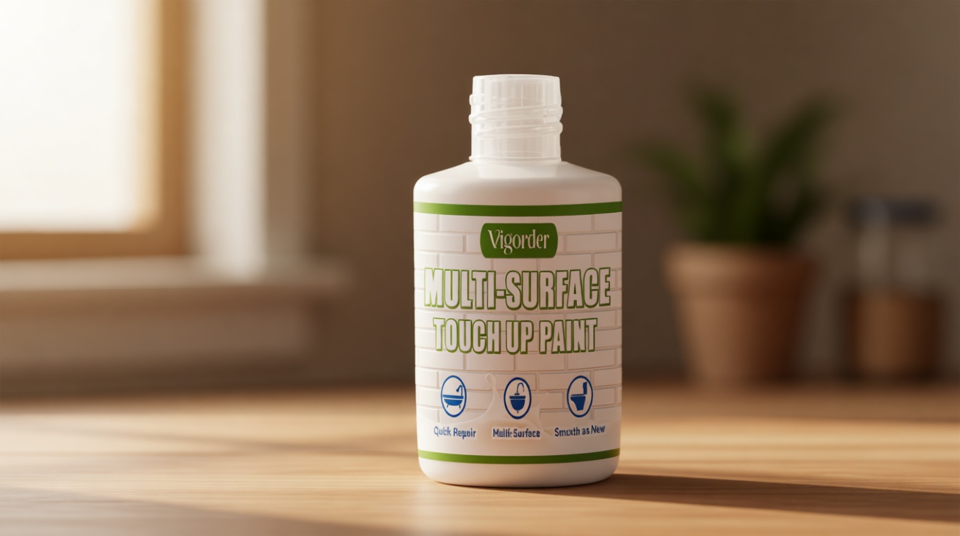 White Touch Up Paint Pen, White Paint for Wall, Door, Cabinets, Furniture, Enamel (Semi-Gloss, 30ML)